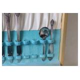 Vintage Silver Plated Flatware Set with Case