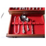 Aldridge Silver-Plated Flatware Set with Wooden Storage Box