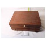 Aldridge Silver-Plated Flatware Set with Wooden Storage Box