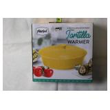 8-Inch Glazed Stoneware Tortilla Warmer by Parini