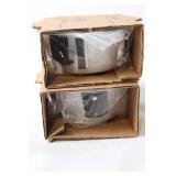 Set of 2 Contractor Select 4-inch Recessed Downlight Baffle Trims