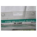 20-Amp Twin Single-Pole Type Z UBI Replacement Circuit Breaker