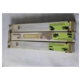 Set of 3 Bulbrite LED Filament Bulbs - Fully Dimmable T9 120 Volt