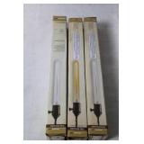 Set of 3 Bulbrite LED Filament Bulbs - Fully Dimmable T9 120 Volt