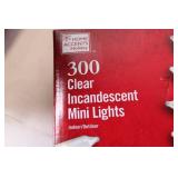 12 Boxes of 300 Clear Incandescent Mini Lights - Indoor/Outdoor