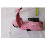 Vintage Pink Toy Scooter Model Samantha
