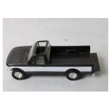 Die-Cast Model Pickup Truck with Black and White Finish