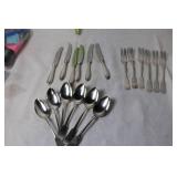 Set of Vintage Silver Plated Cutlery - 6 Knives, 6 Forks, 6 Spoons