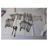 Set of 38 Vintage Silver-Plated Flatware Collection