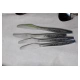 Set of 24 Stainless Steel Cutlery with Floral Design