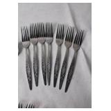 Set of 24 Stainless Steel Cutlery with Floral Design