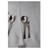 32-Piece Vintage Silver-Plated Flatware Set