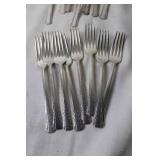 32-Piece Vintage Silver-Plated Flatware Set