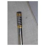 Stainless Steel Flatware Set with Gold and Silver Accents - 48 Pieces