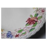 Antique Vernon Kilns Hand Painted Floral Dinner Plate