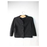 Vintage Kimberly 100% Pure Wool Black Jacket
