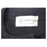 Vintage Kimberly 100% Pure Wool Black Jacket