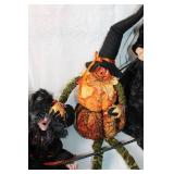 Set of Halloween Witch Figurines and Accessories