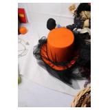 Set of Halloween Witch Figurines and Accessories