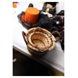 Set of Halloween Witch Figurines and Accessories