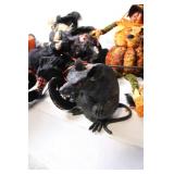 Set of Halloween Witch Figurines and Accessories