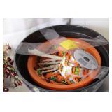 Autumn Decorative Set with Plates, Wreath, and Fall-Themed Decor