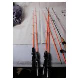 Set of 7 Fishing Rods Including Children
