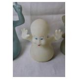 Set of 3 Vintage Casper and the Ghostly Trio Vinyl Figures