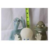 Set of 3 Vintage Casper and the Ghostly Trio Vinyl Figures