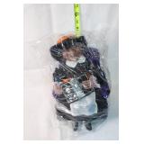 Animated Snoring Witch in Chair Halloween Decoration