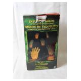 6 Piece Lighted Skeleton Hands Set