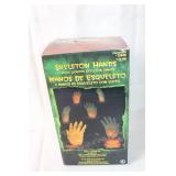 6 Piece Lighted Skeleton Hands Set