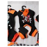 Set of 5 Halloween Dog Costumes with Skeleton Design