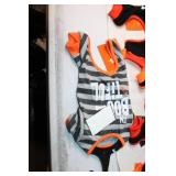 Set of 5 Halloween Dog Costumes with Skeleton Design