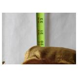 Vintage Santa Claus Figurine with Gold Accents