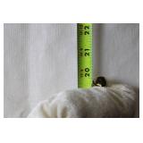 Vintage Christmas Santa Claus Figurine with Gold Accents