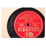 Collection of Vintage 78 RPM Record Albums with Case