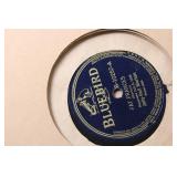 Collection of Vintage 78 RPM Record Albums with Case