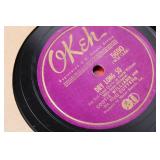 Collection of Vintage 78 RPM Record Albums with Case