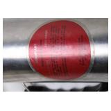 Vintage Silver Stainless Steel Thermos with Cup