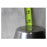 Vintage Silver Stainless Steel Thermos with Cup