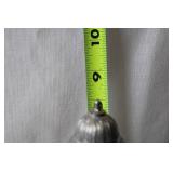 Vintage German Beer Stein with Pewter Lid, 10 Inches Tall