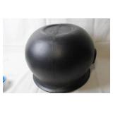 Large Black Plastic Cauldron with Handles