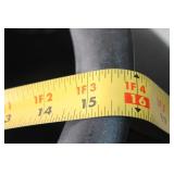 Large Black Plastic Cauldron with Handles