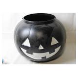 Large Black Plastic Halloween Pumpkin Bucket
