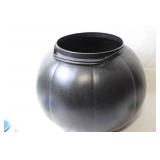 Large Black Plastic Halloween Pumpkin Bucket