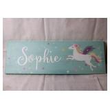 Personalized Unicorn Wall Art - 