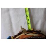 Set of Dream Catchers and Native Hand Drum with Feathers