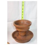 Collection of 8 Vintage Wooden Items Including Bowls and Decor Pieces