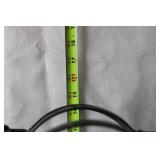 Decorative Wrought Iron and Wicker Basket with Metal Accents